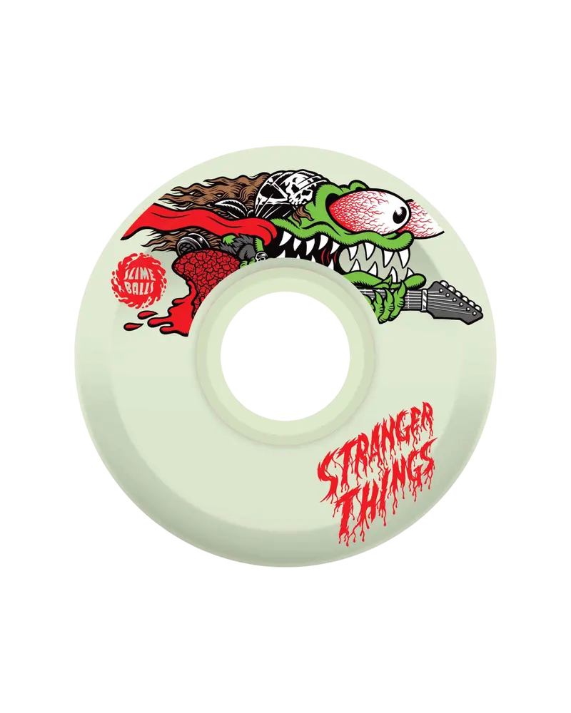 Stranger Things Meek Slasher Eddie Skateboard Wheels – 60mm White