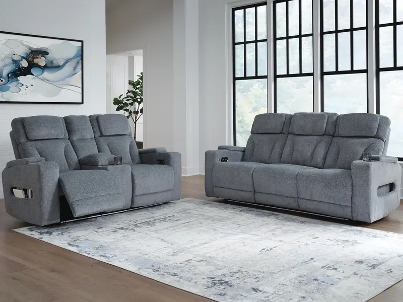 Studio Cave Contemporary Living Room Set with Power Features