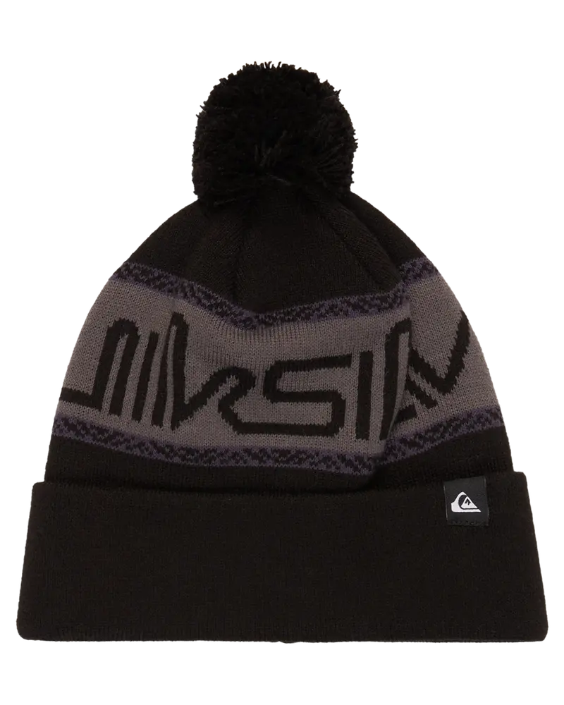 Summit Knit Beanie – True Black