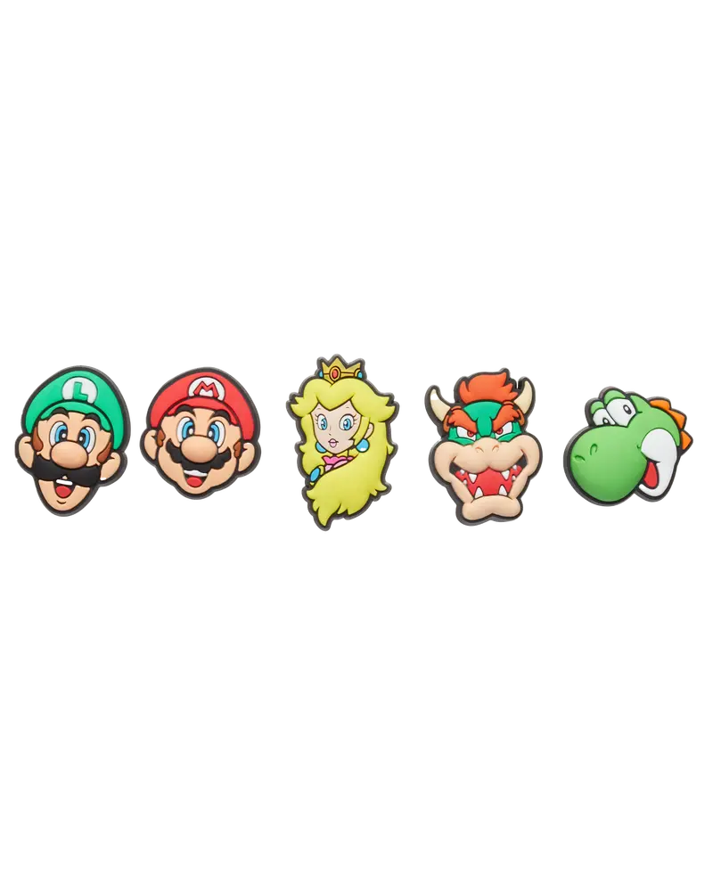 Super Mario Jibbitz Charm Pack – 5-Piece Themed Collection