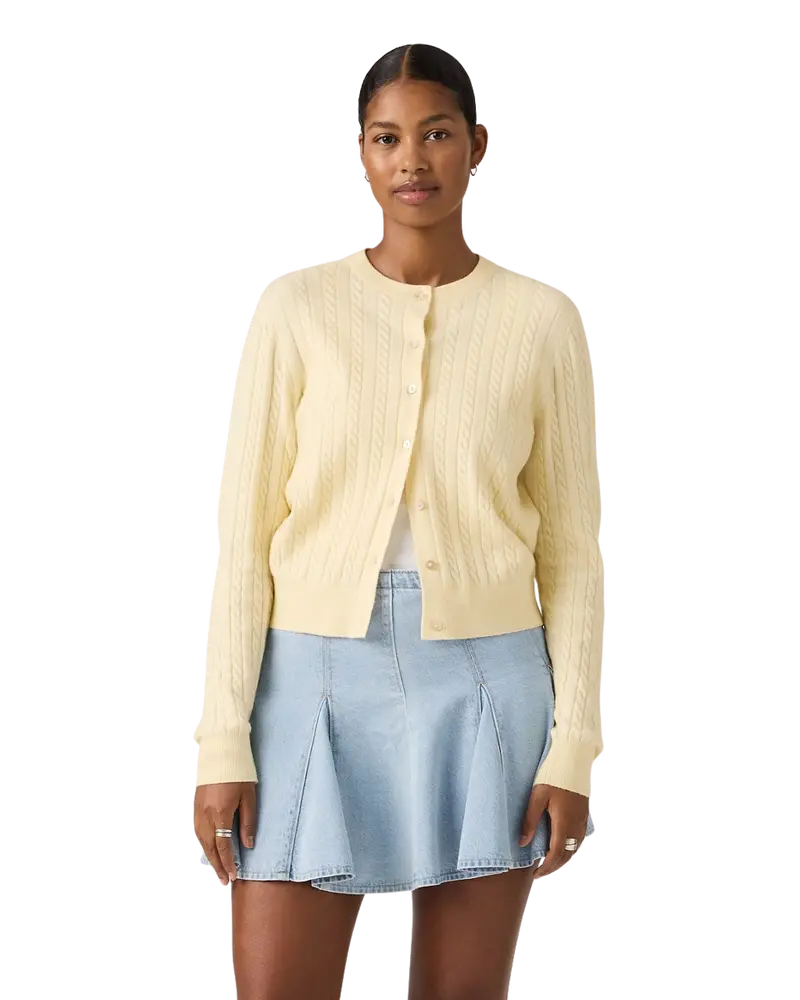 Supersoft Knit Cardigan – Rutabaga Cable Stitch