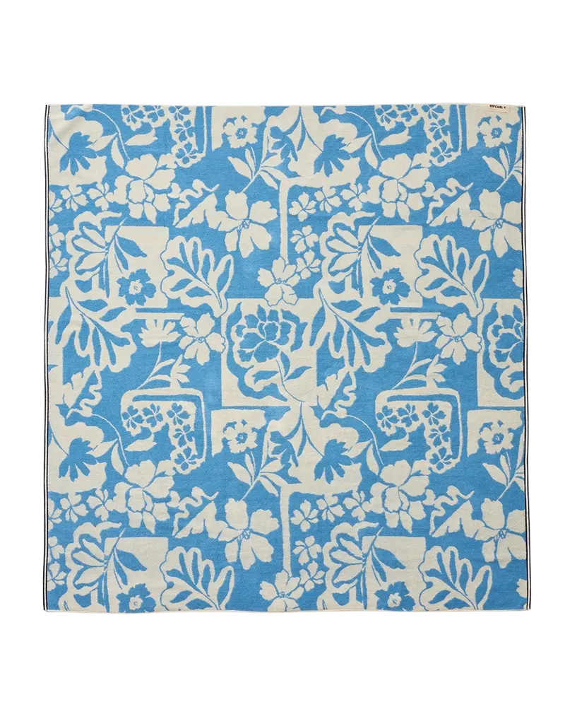 Surf Revival Double-Layer Beach Towel – Blissful Blue