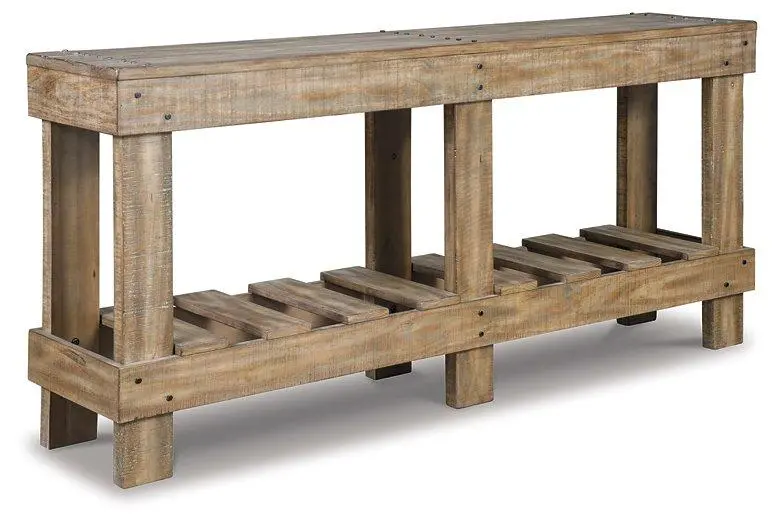 Susandeer Multi-Functional Sofa Console Table with Open Shelving
