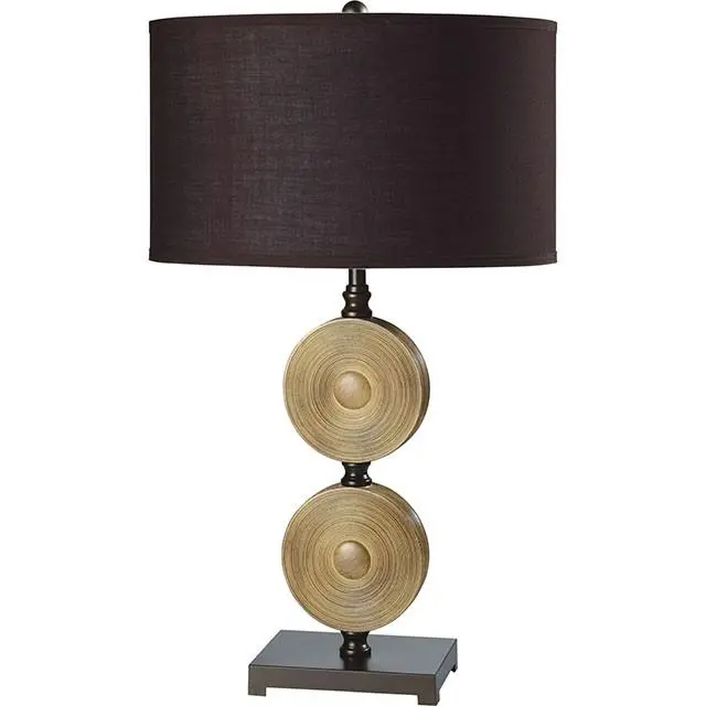 Suzy Light Caramel and Espresso Table Lamp – 10″ Height (Pack of 2)