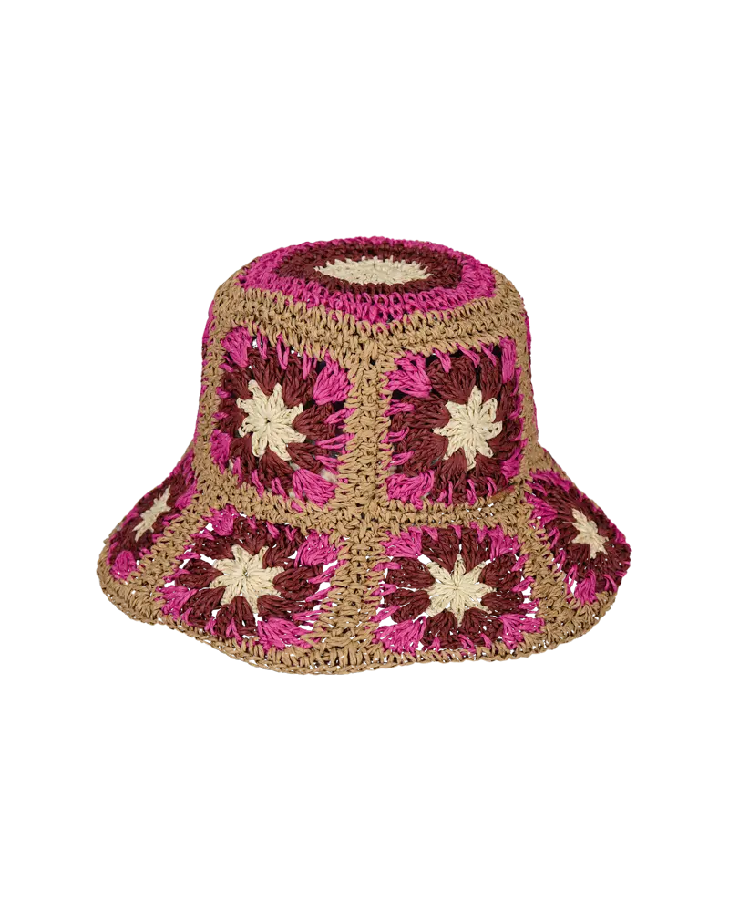 Sweetvine Magenta Bucket Hat – Bold Color, Playful Summer Accessory