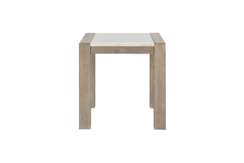 T1321 Minimalist Wood-Grain End Table – Compact Side Table