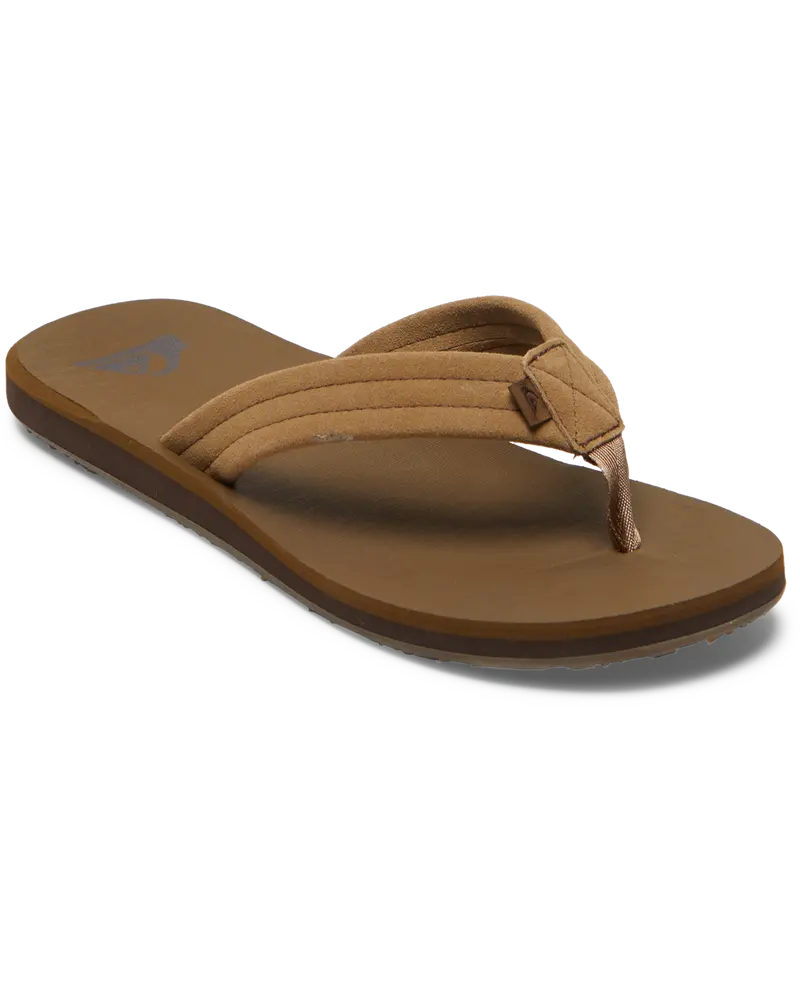 Tan Carver Suede Core Flip-Flops