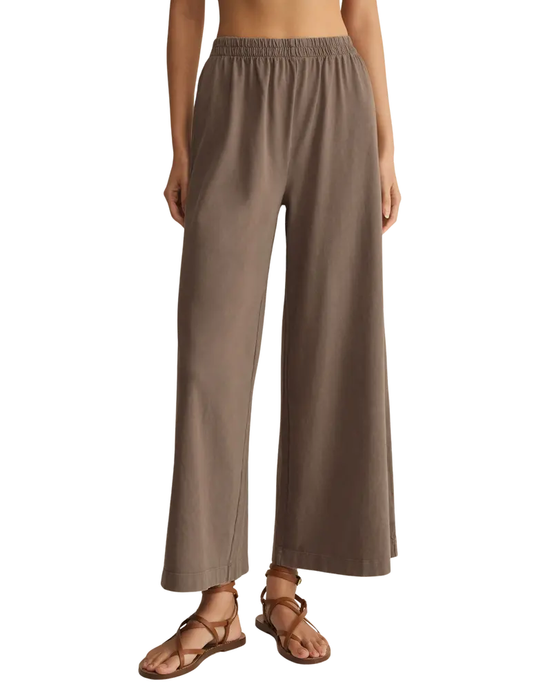 Taupe Scout Flare Trousers
