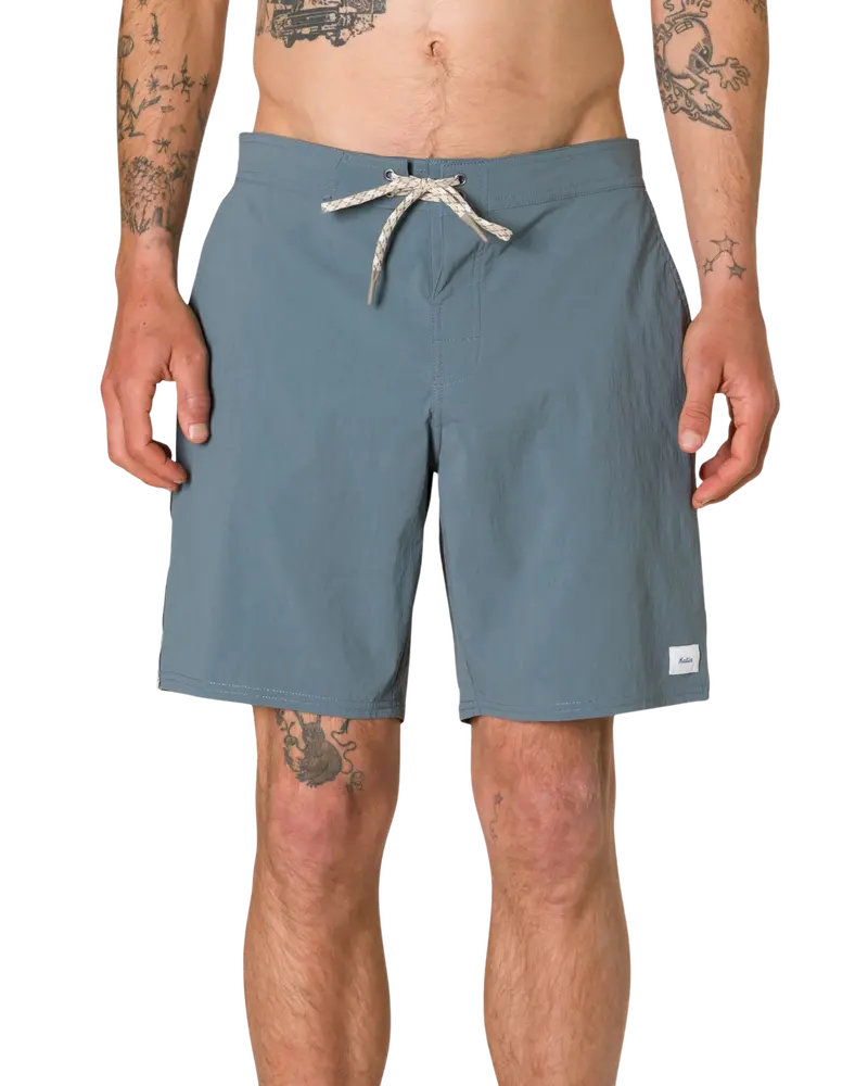 Theo Hybrid Swim Shorts – Tempest Blue Design
