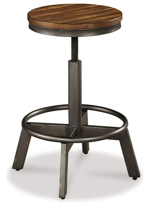 Torjin Industrial-Style Bar Stool Set (4-Pack)