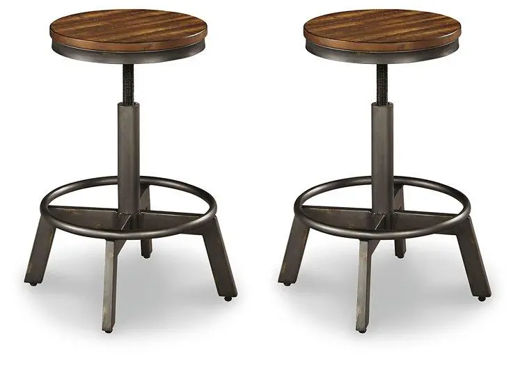 Torjin Industrial-Style Counter Height Bar Stool