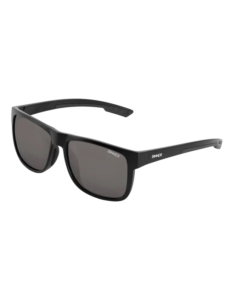 Totai Polarized Sunglasses – Matte Black Frame with Sintec Smoke Gold Mirror Lenses