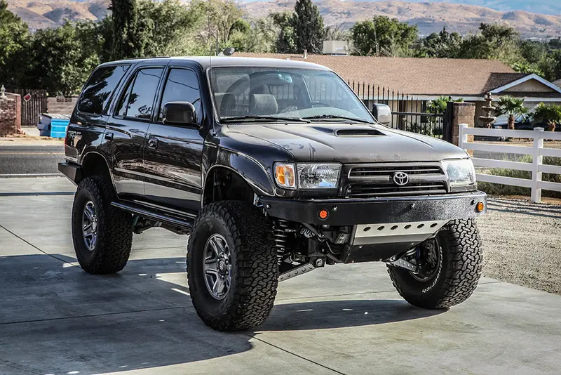 Total Chaos +3.5-Inch Long-Travel Upper Control Arms with Bushing Design for 1996–2002 Toyota 4Runner