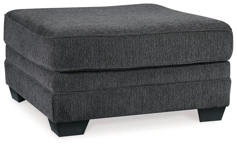 Tracling Oversized Fabric Ottoman with Tufted Detailing