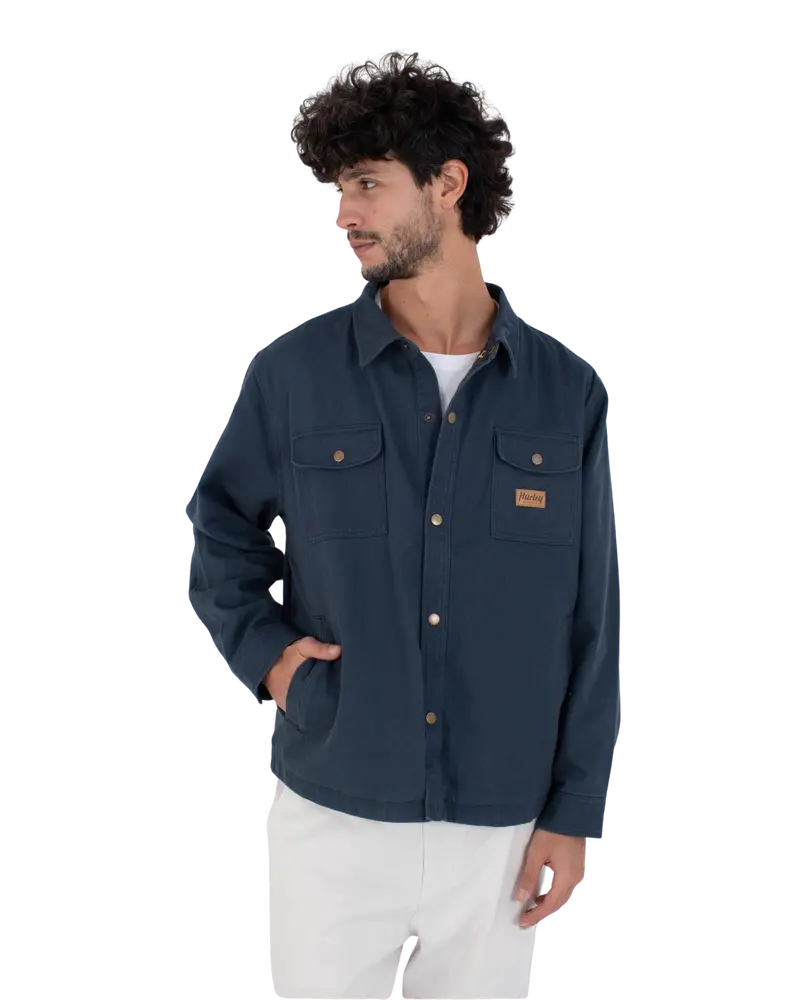 Trade Utility Jacket – Rugged Iron Ore Denim-Blend