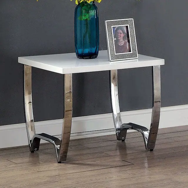 Trina Sleek Wooden End Table