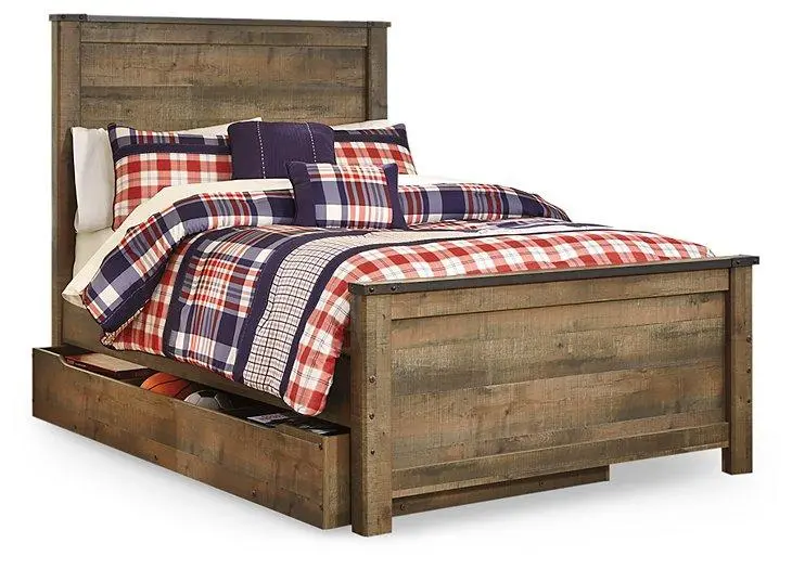 Trinell Bed with Spacious Single Large Storage Drawer