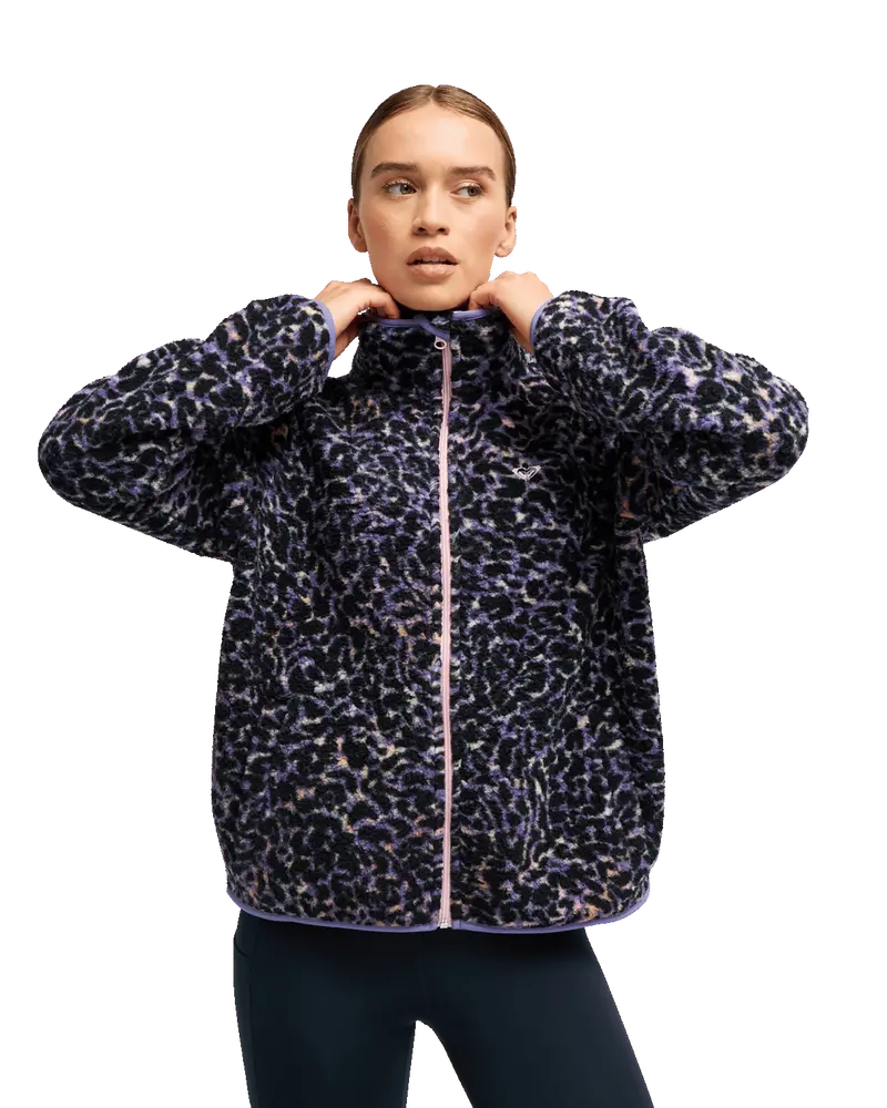 Twilight Purple Zip-Fleece Jacket with Wild n Out Accents