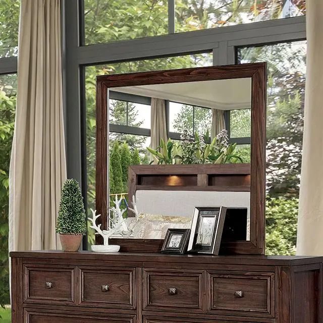 Tywyn Dark Oak Wall Mirror