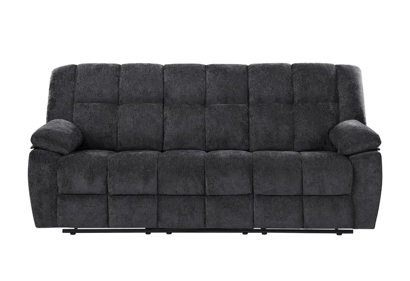 U6000 Black Power-Reclining Sofa