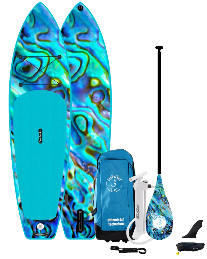 Ultimate 10’6″ Inflatable SUP Pack – Paua Shell Print