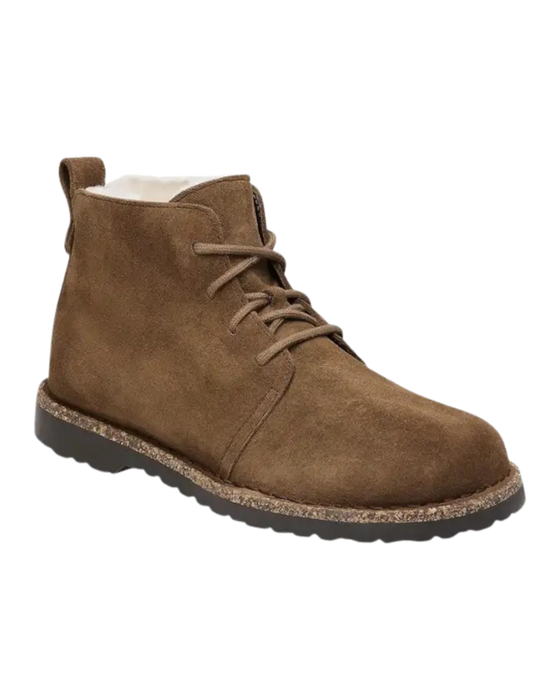 Uppsala Dark Tea Mid-Height Shearling Boots