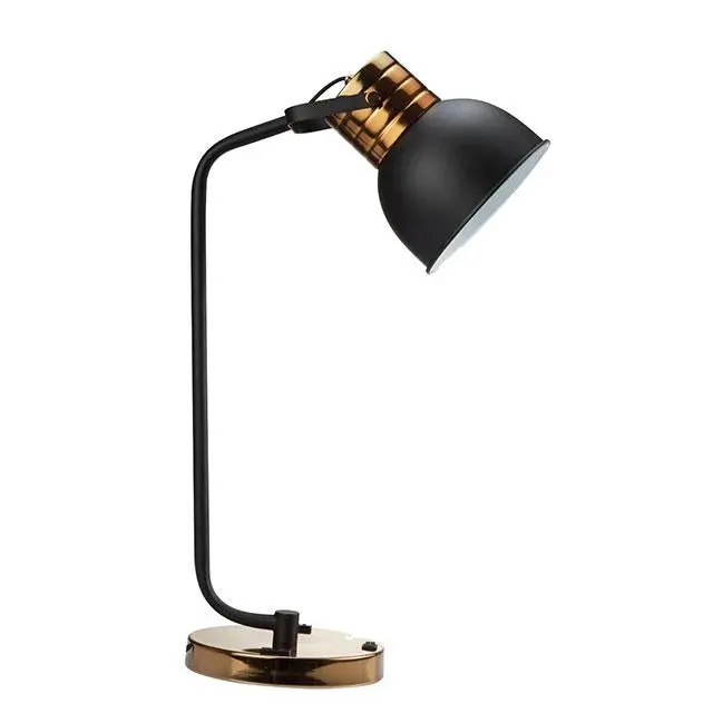 Urien Black and Antique Gold Table Lamp