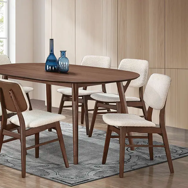 Uzwil Modern 7-Piece Dining Table and Chair Set