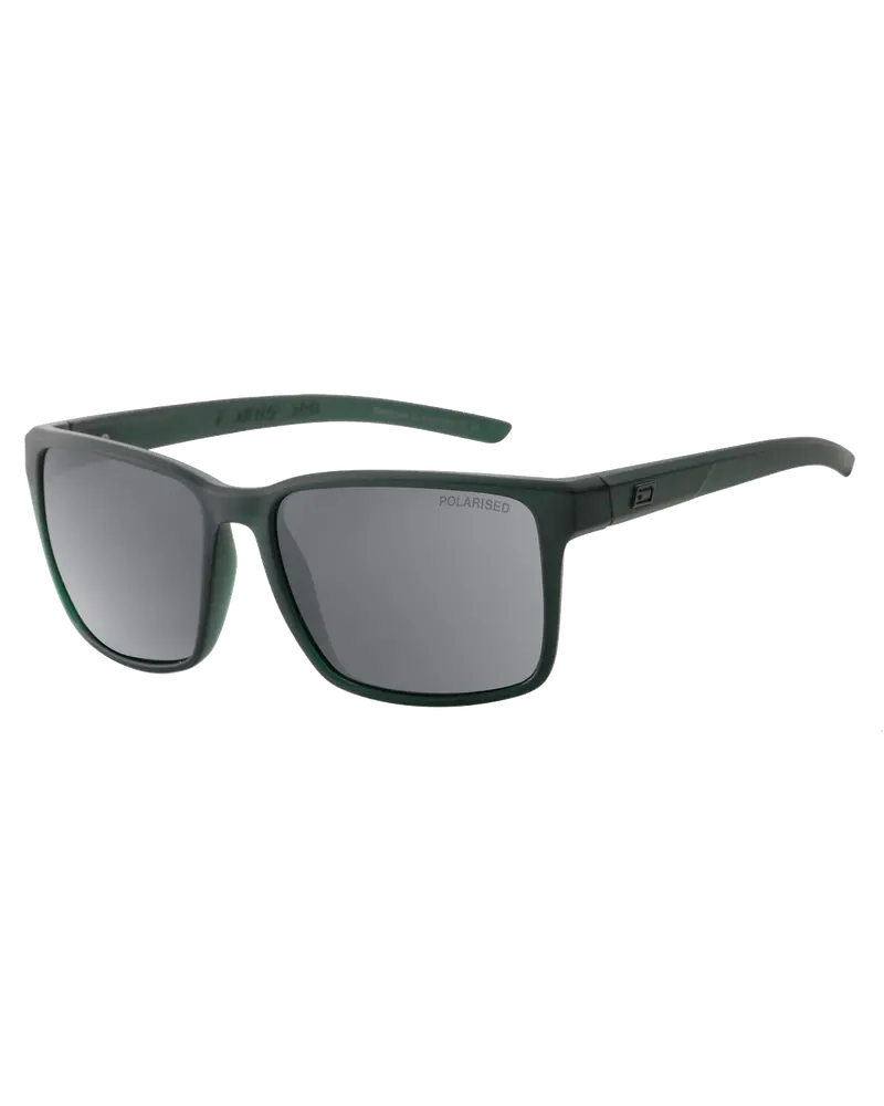 Vadar Polarized Sunglasses – Satin Crystal Dark Green & Grey