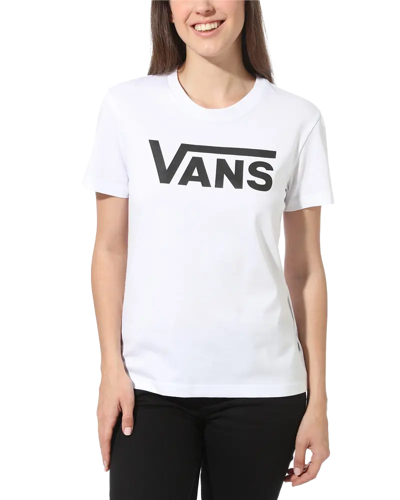 Vans Flying V Heritage Graphic Tee – Monochrome White & Black