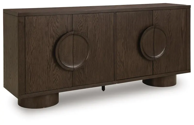 Veeda Slim-Front Accent Cabinet with Soft-Close Drawers
