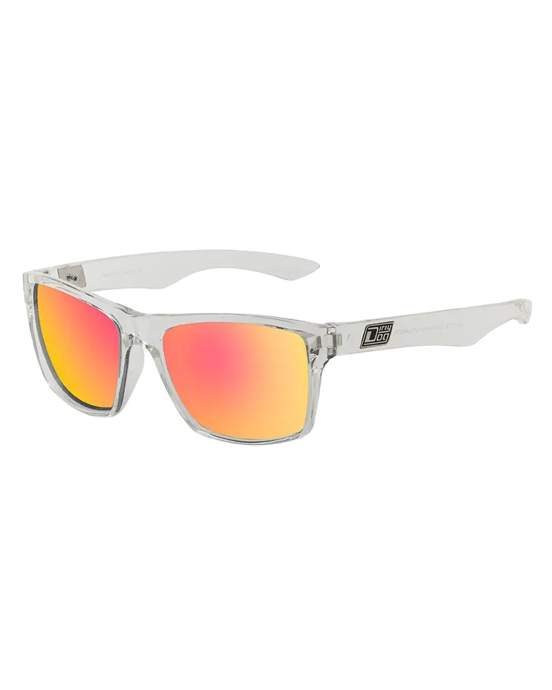 Vendetta Crystal Grey and Red Fusion Polarized Sunglasses