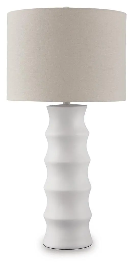 Veraleigh Ceramic Table Lamp with Linen Shade