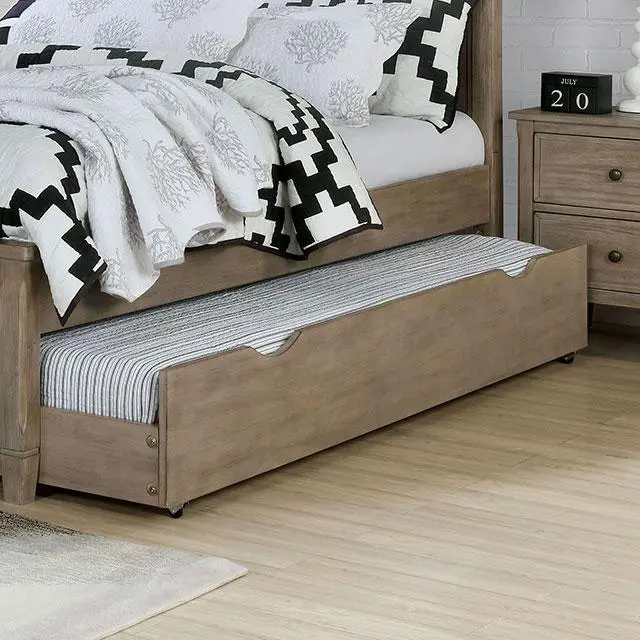 Vevey Underbed Trundle with Built-in Drawer