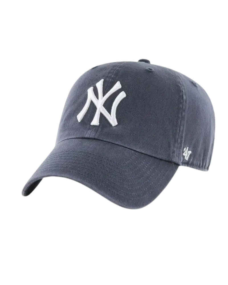 Vintage Navy NY Yankees Clean Up Snapback Cap
