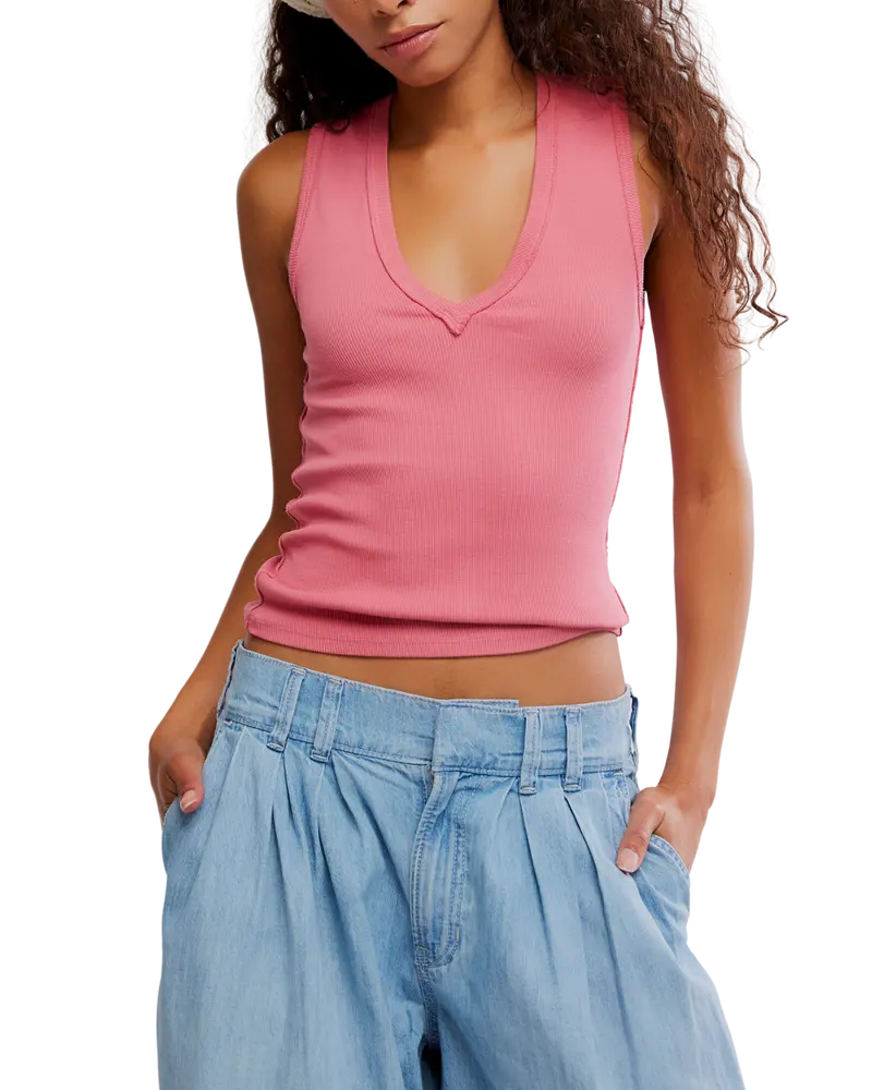 Vintage Rosey Neria Cropped Top