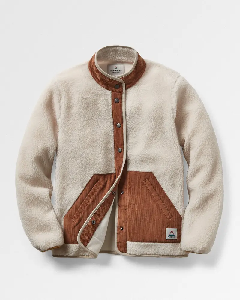 Vintage White Clover 2.0 Recycled Fleece Jacket