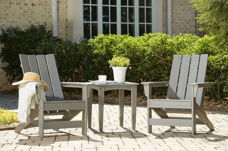 Visola Adirondack Chair Set with Matching End Table