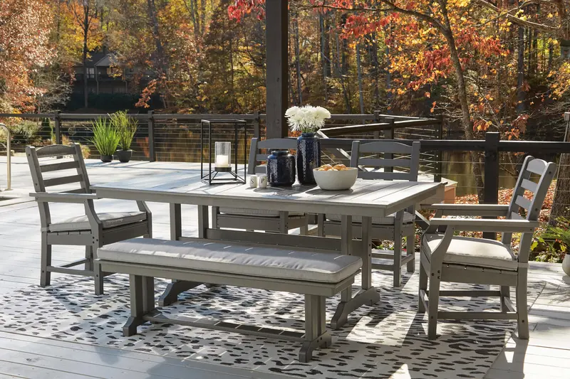Visola Aluminum Outdoor Dining Set for 4–6