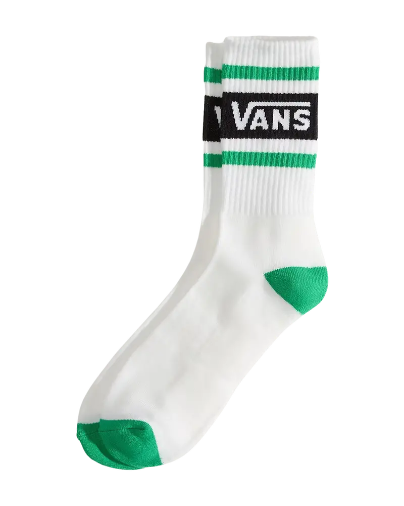 Vivid Verdant Drop V Crew Socks