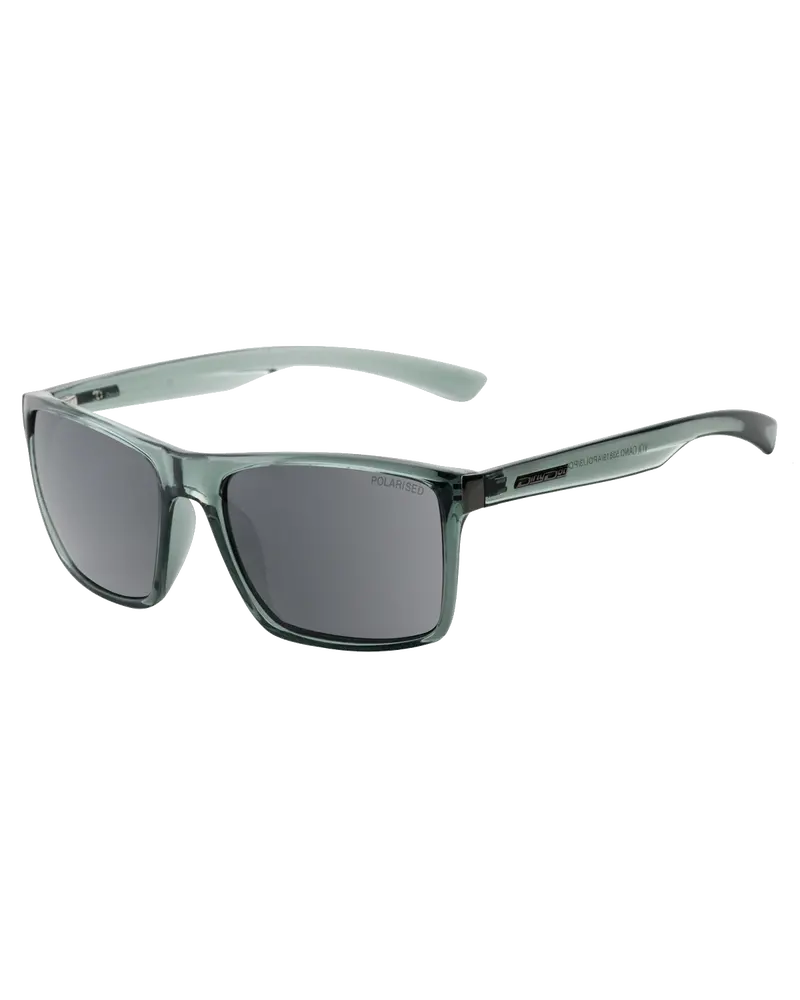 Volcano Polarized Sunglasses – Crystal Green & Grey Smoke