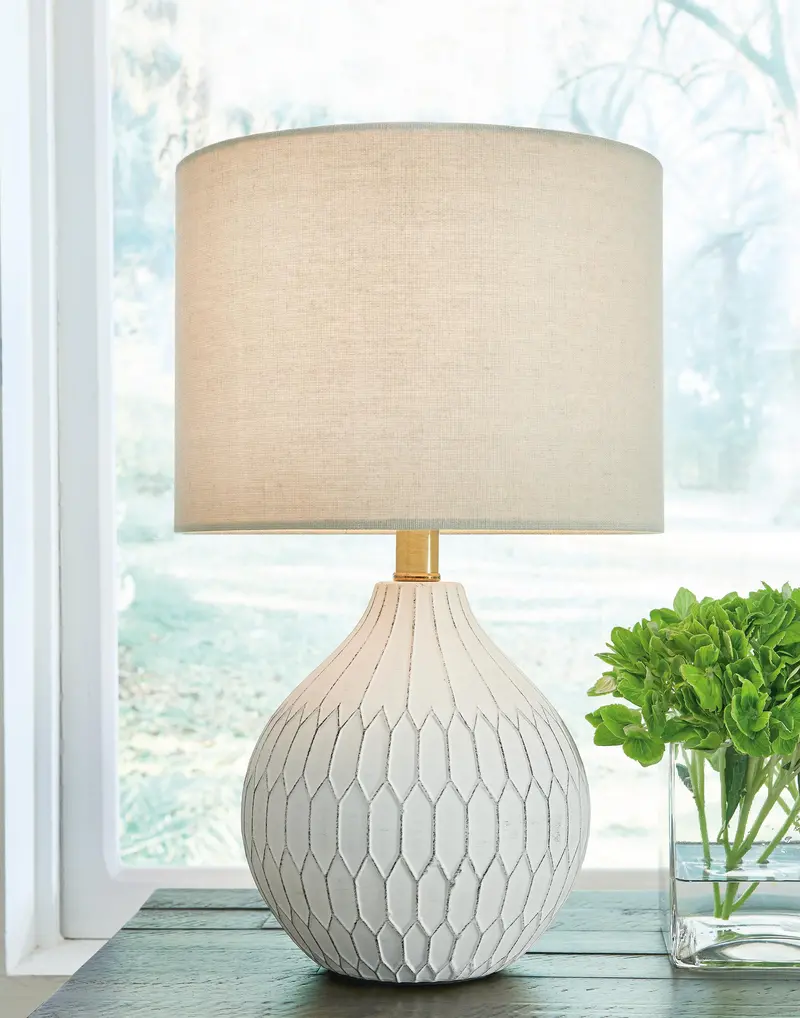 Wardmont Coordinated Table and Floor Lamp Set