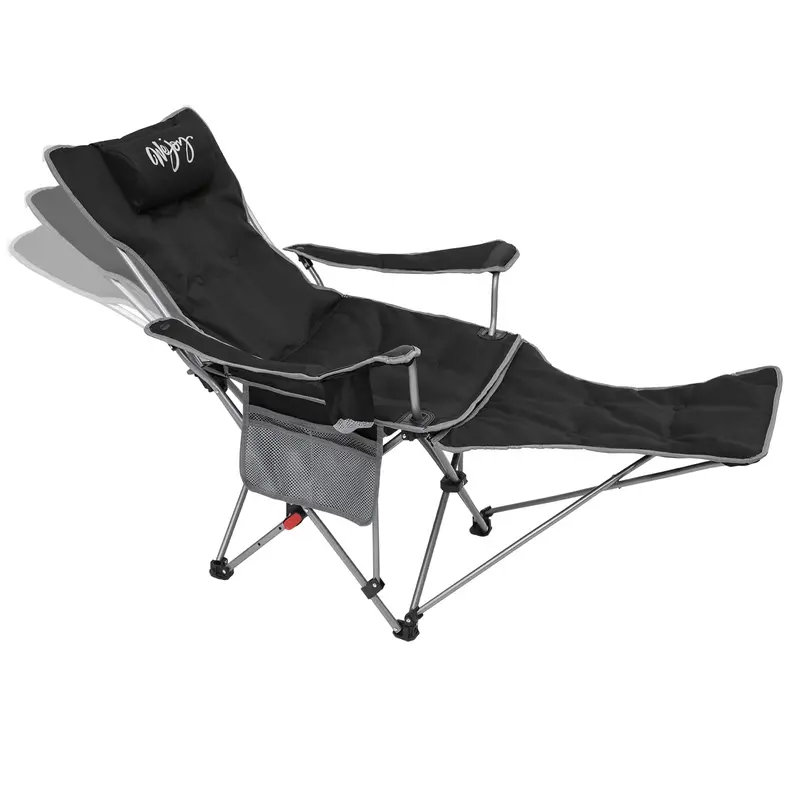 WEJOY 2-in-1 Padded Outdoor Lounge Chair with 3-Position Adjustability