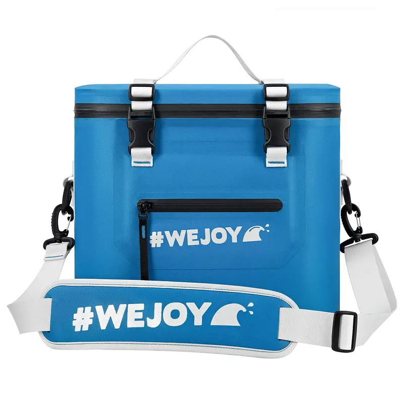 WEJOY Shrimp-Print Insulated Camping Cooler Tote Bag