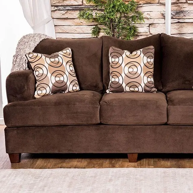 Wessington Chocolate Leather Sofa