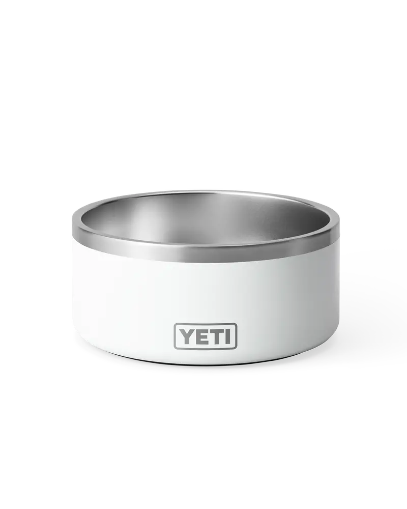 White Boomer 8 Dog Food Bowl