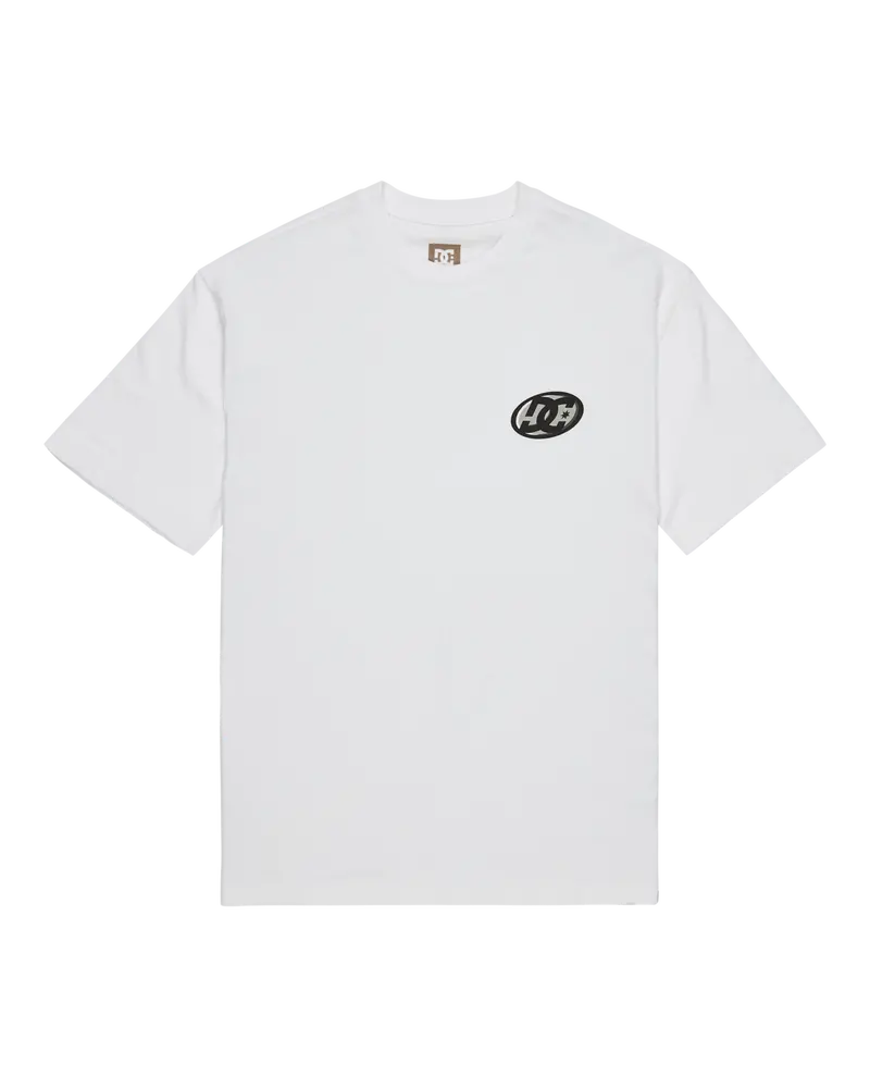 White Fast Bubble Print T-Shirt