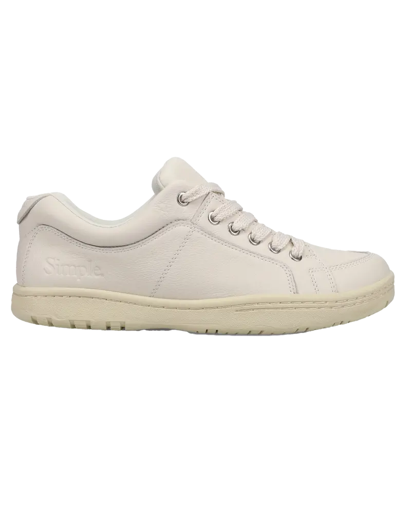 White Leather OS Shoes