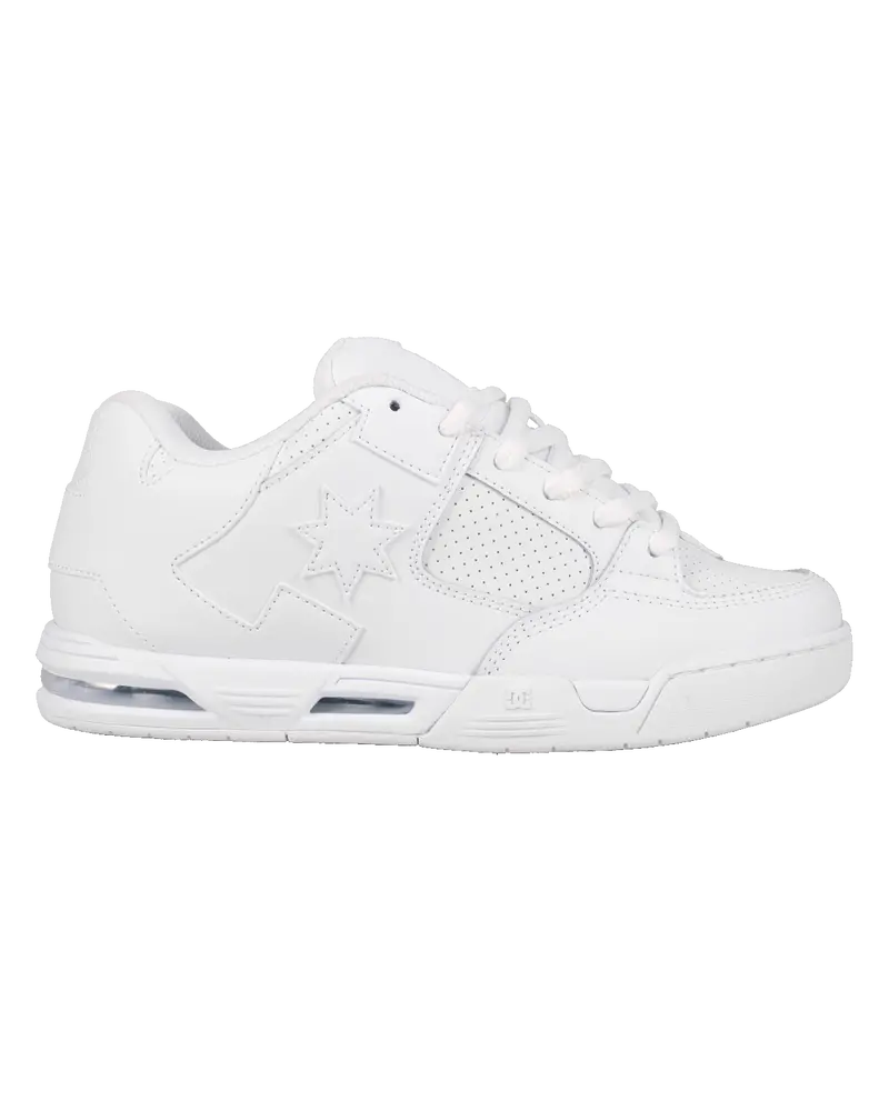 White-on-White DC Command Casual Shoes