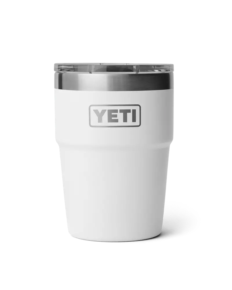 White Rambler 16oz Stackable Travel Cup